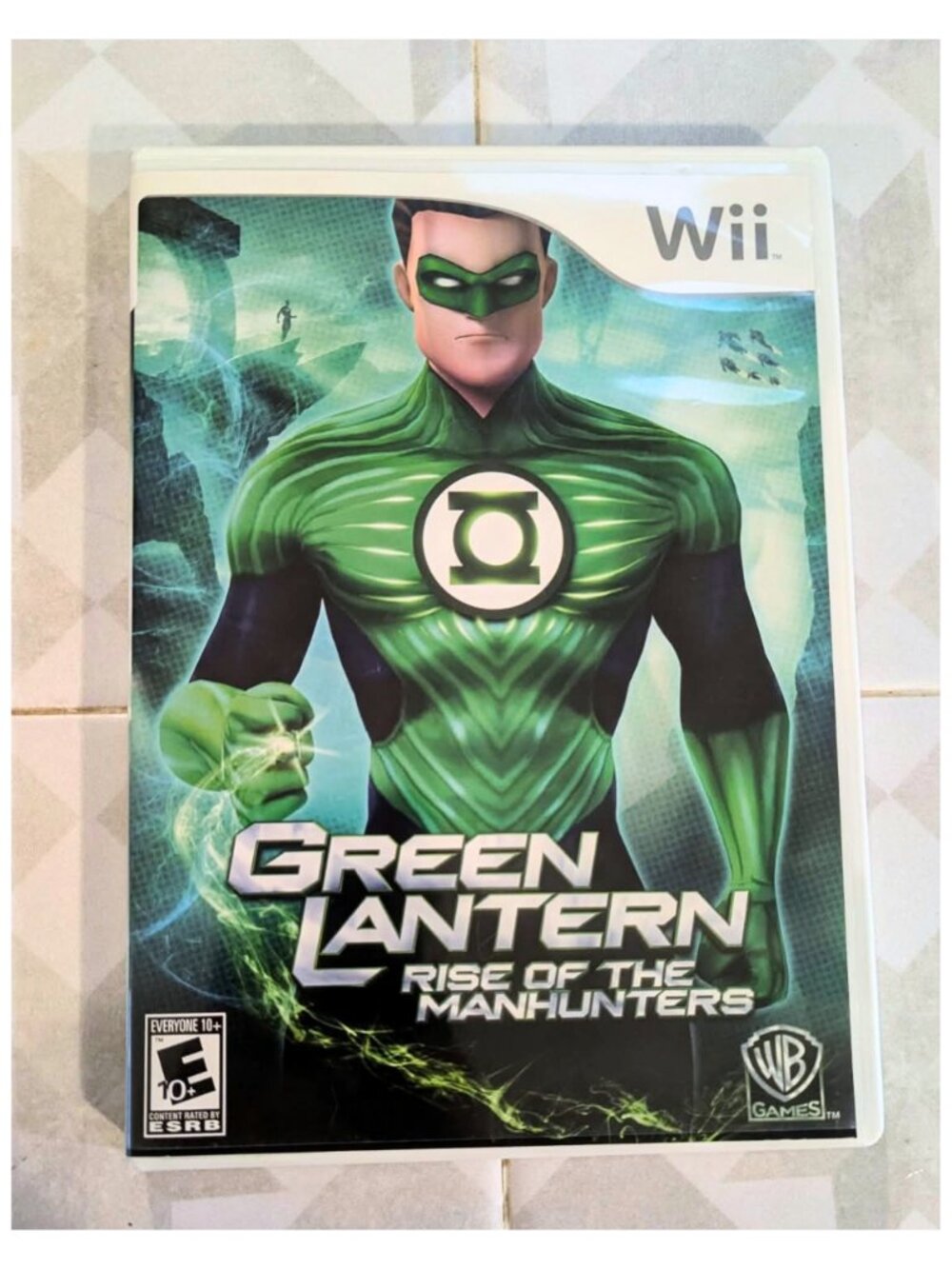 Green Lantern Rise of the Manhunters Nintendo Wii Video Game DC Comics Tested